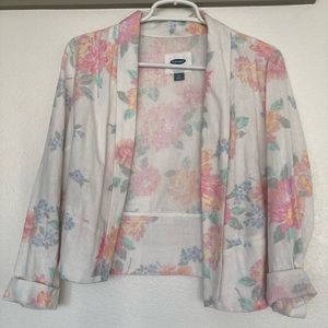Old Navy Jackets & Coats - Lovely, unique, floral print lightweight blazer Old Navy Jackets & Coats - Lovely, unique, floral print lightweight blazer